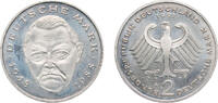 Germany 2 Deutsche Mark Germany Federal Republic of Germany 1997 A 2 Deutsche Mark (Ludwig Erhard) Copper-nickel clad nickel Berlin Mint (70000) 7g UNC -