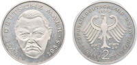 Germany 2 Deutsche Mark Germany Federal Republic of Germany 1999 J 2 Deutsche Mark (Ludwig Erhard) Copper-nickel clad nickel Hamburgische Münze Mint (70 -