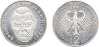 Germany 2 Deutsche Mark Germany Federal Republic of Germany 2001 D 2 Deutsche Mark (Ludwig Erhard) Copper-nickel clad nickel Munich Mint (130000) 7g UNC -