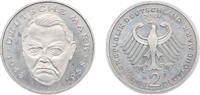 Germany 2 Deutsche Mark Germany Federal Republic of Germany 2001 A 2 Deutsche Mark (Ludwig Erhard) Copper-nickel clad nickel Berlin Mint (130000) 7g UNC -