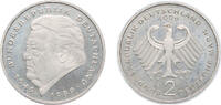 Germany 2 Deutsche Mark Germany Federal Republic of Germany 1996 F 2 Deutsche Mark (Franz Josef Strauss) Copper-nickel clad nickel Staatliche Münze Bade -