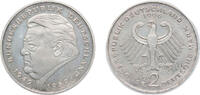 Germany 2 Deutsche Mark Germany Federal Republic of Germany 1996 D 2 Deutsche Mark (Franz Josef Strauss) Copper-nickel clad nickel Munich Mint 7g UNC KM -