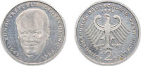Germany 2 Deutsche Mark Germany Federal Republic of Germany 1999 F 2 Deutsche Mark (Willy Brandt) Copper-nickel clad nickel Staatliche Münze Baden-Württ -