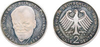 Germany 2 Deutsche Mark Germany Federal Republic of Germany 2001 J 2 Deutsche Mark (Willy Brandt) Copper-nickel clad nickel Hamburgische Münze Mint (780 -