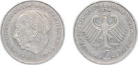 Germany 2 Deutsche Mark Germany Federal Republic of Germany 1984 J 2 Deutsche Mark (Theodor Heuss) Copper-nickel clad nickel (Cladding: 75% Copper, 25% -