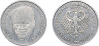 Germany 2 Deutsche Mark Germany Federal Republic of Germany 1994 J 2 Deutsche Mark (Willy Brandt) Copper-nickel clad nickel Hamburgische Münze Mint (525 -