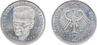 Germany 2 Deutsche Mark Germany Federal Republic of Germany 1987 D 2 Deutsche Mark (Kurt Schumacher) Copper-nickel clad nickel (Cladding: 75% Copper, 25 -
