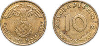 Germany 10 Reichspfennig Germany Germany - 1871-1948 Third Reich 1937 E 10 Reichspfennig Aluminium bronze Muldenhütten Mint (3785740) 4.03g XF KM 92 AKS -