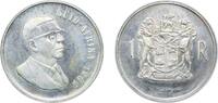 South Africa 1 Rand South Africa Republic 1969 1 Rand (Dr. T.E. Dönges; Afrikaans Legend - SUID AFRIKA) Silver (.800) (506000) 15g UNC KM 80.2 Hern -