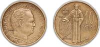 Monaco 10 Centimes Monaco Principalty 1962 10 Centimes - Rainier III Copper-aluminium Monnaie de Paris Mint (750000) 3g XF KM 142 Gad MC146 -