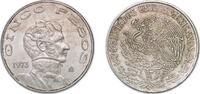 Mexico 5 Pesos Mexico United Mexican States 1973 Mo 5 Pesos Copper-nickel (75% Copper, 25% Nickel) Mexican Mint (19405000) 14g AU KM 472 Schön -