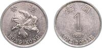 China 1 Dollar China Hong Kong British colony 1997 1 Dollar Copper-nickel Royal Mint 7.1g AU KM 69a Schön 53a -