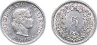 Switzerland 5 Rappen Switzerland Federal State 1932 B 5 Rappen (Libertas; nickel) Nickel Bern Mint (6000000) 1.99g AU HMZ 2 1212 Divo/Tob19 320 KM 26 -