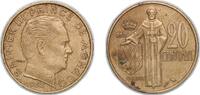 Monaco 20 Centimes Monaco Principalty 1962 20 Centimes - Rainier III Copper-aluminium Monnaie de Paris Mint (750000) 4g AU KM 143 Gad MC147 -