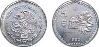 Mexico 5 Pesos Mexico United Mexican States 1980 Mo 5 Pesos Copper-nickel (75% Copper, 25% Nickel) (266899999) 10.2g UNC KM 485 Schön 77 -