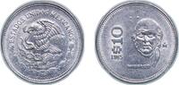 Mexico 10 Pesos Mexico United Mexican States 1985 Mo 10 Pesos Stainless steel (82% Iron, 18% Chromium) Mexican Mint (257000000) 3.76g AU KM 512 -
