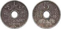 German East Africa 5 Heller German East Africa German colony 1913 J 5 Heller - Wilhelm II Copper-nickel Hamburgische Münze Mint (1000000) 3.06g VF KM 13 Sch -