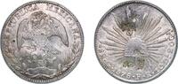 Mexico 8 Reales Mexico Federal Republic 1878 Go FR 8 Reales 辰 Silver (.903) Casa de Moneda de Guanajuato Mint (2273000) 26.6g UNC Chopmarked -