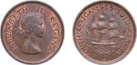 South Africa ½ Penny South Africa 1955 ½ Penny - Elizabeth II (1st portrait) Copper (3774249) 5.73g UNC KM 45 Hern S74-81 -