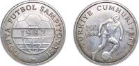 Turkey 100 Lira Turkey Republic 1982 100 Lira (World Cup) Copper-nickel (63524) 23.53g UNC KM 951 -