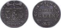 Switzerland ⅙ Batzen Switzerland Canton of Grisons Swiss cantons 1842 AB ⅙ Batzen Billon (172000) 0.7g XF KM 16 HMZ 2 2-607c Divo/Tob19 188 -