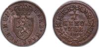 Germany ¼ Kreuzer Germany Duchy of Nassau German states 1819 ¼ Kreuzer - William Copper (4932000) 1.17g AU AKS 55 Jaeg 7 NW 1 KM 41 C 35 -