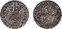 Germany 1 Kreuzer Germany Grand duchy of Hessen-Darmstadt German states 1871 1 Kreuzer - Louis III Billon (.166 silver) (366255) 0.8g VF KM 339 AK -