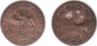 Germany 1 Kreuzer Germany Duchy of Nassau German states 1859 1 Kreuzer - Adolphe Copper (835500) 4.3g VF Damage AKS 72 Jaeg 7 NW 58 KM 74 C 54 -