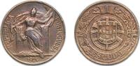 Portugal 1 Escudo Portugal First Republic 1924 1 Escudo Aluminium bronze (7716000) 8g VF KM 576 Gomes R 24 -