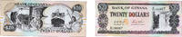 Guyana 20 Dollars Guyana Republic 1996 20 Dollars Paper UNC P 24 -