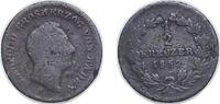 Germany ½ Kreuzer Germany Grand-duchy of Baden German states 1852 ½ Kreuzer - Leopold I Copper (227000) 1.87g F KM 213 -