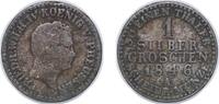 Germany 1 Silbergroschen Germany Kingdom of Prussia German states 1846 A 1 Silbergroschen - Frederick William IV Billon (.222 silver) Berlin Mint 1.92g V -