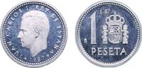 Spain 1 Peseta Spain Kingdom 1987 E-87 1 Peseta - Juan Carlos I (E-87) Aluminium (96% aluminium, 3.5% magnesium, 0.5% manganese) Royal Mint of -