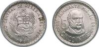 Peru 5 Intis Peru Republic 1988 LIMA 5 Intis Nickel brass (Copper-nickel-zinc) Lima Mint (34084000) 8.05g UNC KM 300 Schön 98 -