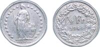 Switzerland ½ Franc Switzerland Federal State 1944 B ½ Franc (Helvetia standing; silver) Silver (.835) (16.5% copper) (7455000) 2.5g VF HMZ 2 1206 D -