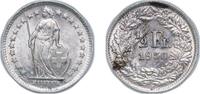 Switzerland ½ Franc Switzerland Federal State 1950 B ½ Franc (Helvetia standing; silver) Silver (.835) (16.5% copper) (7148000) 2.45g UNC HMZ 2 1206 -