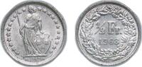 Switzerland ½ Franc Switzerland Federal State 1963 B ½ Franc (Helvetia standing; silver) Silver (.835) (16.5% copper) (25168000) 2.5g UNC HMZ 2 1206 -