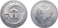 Germany 5 Deutsche Mark Germany Federal Republic of Germany 1982 F 5 Deutsche Mark (Umweltkonferenz der UN) Copper-nickel clad nickel Stuttgart Mint (80 -