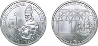 Portugal 5 Euros Portugal Third Republic 2005 INCM 5 Euros (Pope John XXI) Silver (.500) (117503) 14.08g UNC KM 762 -