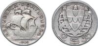 Portugal 2.50 Escudos Portugal Second Republic 1946 2.50 Escudos Silver (.650) (3208000) 3.44g VF KM 580 Gomes R 30 -