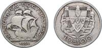 Portugal 10 Escudos Portugal Second Republic 1932 10 Escudos Silver (.835) (3220000) 12.23g XF KM 582 Gomes R 43 -