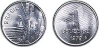 Brazil 1 Cruzeiro Brazil Federative Republic of Brazil 1979 1 Cruzeiro Stainless steel Casa da Moeda do Brasil Mint (596419000) 3.25g UNC KM 590 S -