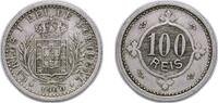 Portugal 100 Réis Portugal Kingdom 1900 100 Réis - Charles I Copper-nickel Lisbon Mint (16000000) 4g XF KM 546 Gomes C1 07,01 -