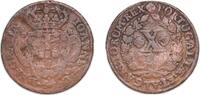 Portugal 10 Réis Portugal Kingdom 1743 10 Reis - João V Copper Lisbon Mint 9.5g VF KM 227 Gomes J5 35 -