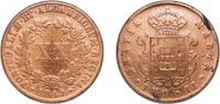 Portugal 20 Réis Portugal Kingdom 1849 20 Réis - Maria II Copper Lisbon Mint (2269000) 24.24g VF KM 482 Gomes M2 34 -