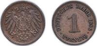 Germany 1 Pfennig Germany Germany - 1871-1948 German states 1898 A 1 Pfennig - Wilhelm II (type 2 - small shield) Copper Berlin Mint (18563602) 1. -