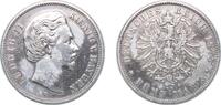 Germany 5 Marks Germany Kingdom of Bavaria German states 1875 D 5 Mark - Louis II Silver (.900) Munich Mint (656751) 27.45g XF KM 896 J 42 Schön -