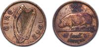 Ireland ½ Penny Ireland Republic 1942 ½ Phingin Bronze (6931000) 5.68g XF KM 10 Sp 6644 -
