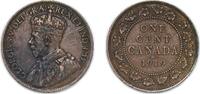 Canada 1 Cent Canada British Dominion 1919 1 Cent - George V (with DEI GRA) Bronze (Cu 95%, Sn 4%, Zn 1%) Royal Canadian Mint (11279634) 5.6 -