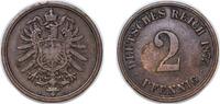 Germany 2 Pfennigs Germany Germany - 1871-1948 Second Empire 1875 A 2 Pfennigs - Wilhelm I (type 1 - large shield) Copper Berlin Mint (28962720) 3. -